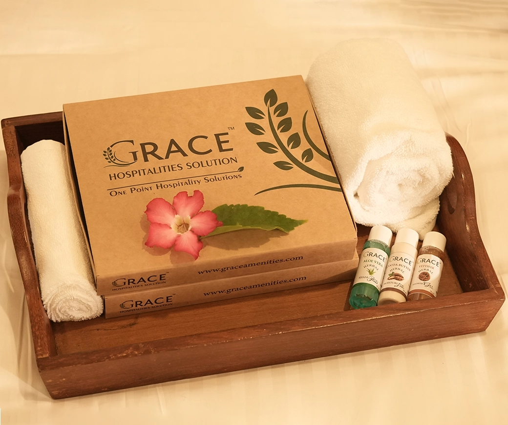 Grace Hospitalities team delivering hotel linen and hospitality solutions in Tamil Nadu