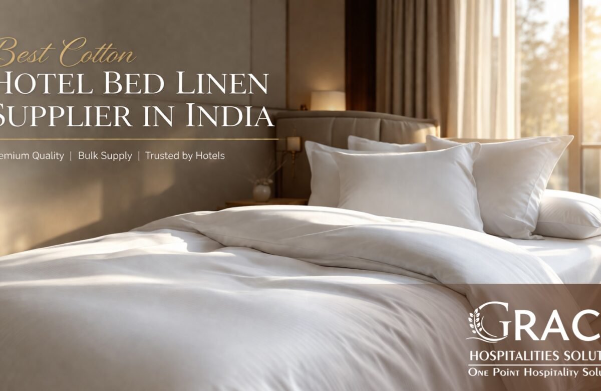 Best Cotton Hotel Bed Linen Supplier in India for Hotels