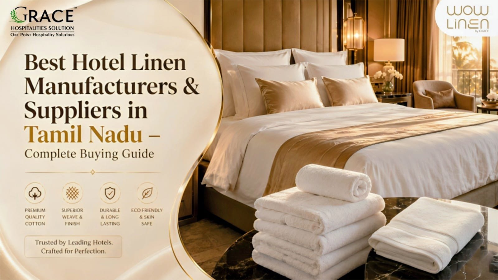 Best Hotel Linen Manufacturers & Suppliers in Tamil Nadu – Complete Buying Guide